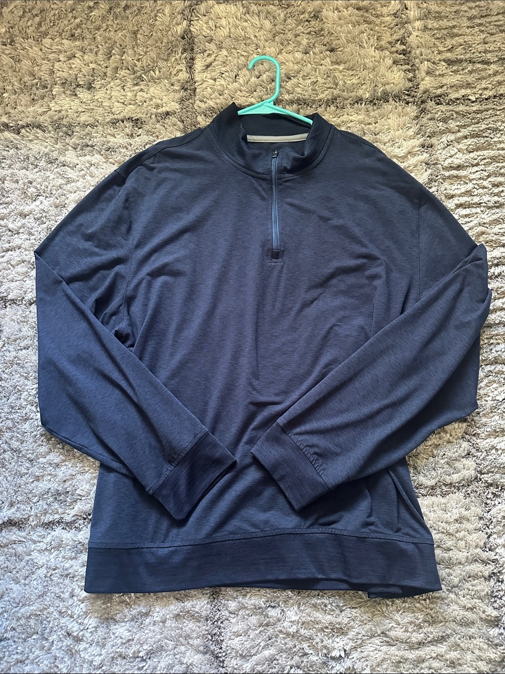 Van Heusen Navy Half-Zip Performance Pullover Men’s